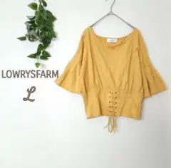 LOWRYSFARM ローリーズファーム♡L♡半袖カットソー 五分袖 コットン