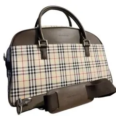未使用保管品 Burberry バーバリー 2way ボストンバッグ