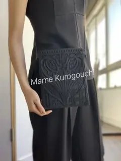 ◆ほぼ新品◆Mame Kurogouchi◆ショルダーバッグ◆ブラック