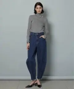 【タグ付き新品】カデュネ　ワイド風ストレートパンツ　デニム　ジーパン 楽天市場】透かし彫り デニムパンツ レディース k-pop 衣装 大人