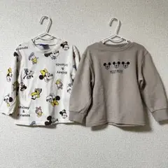 美品　Disney トレーナー　ロンT 90cm 2点セット　まとめ売り
