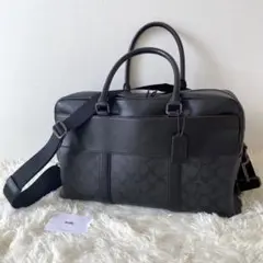 COACH 2way トレッカー キャリーオール ブラック 黒 ビジネス 旅行