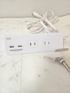 SANWA USB充電ポート付きACタップ TAP-B105U-3WN