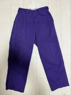 Dickies 紫 ワークパンツ ストレート