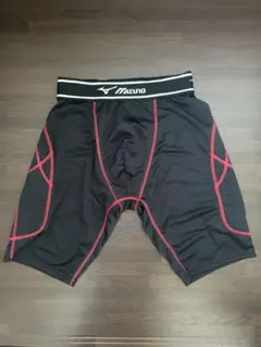 Mizuno スライディングパンツ 黒/赤　M