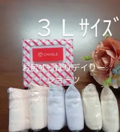 シャルレお尻すっぽりデイリーショーツ３Ｌサイズ6枚セット人気No.1未開封激安！