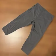 [Yvette] ヨガレギンス/スパッツ レディース 6分丈 ポケット付 2XL