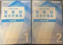 監査論 論文対策集 input output 1、2 2025年版