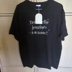しまむら辻希美Ange Charme 黒 Tシャツ Lサイズ（新品）