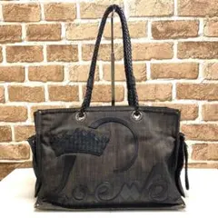 希少!LOEWE クラウン 編み込み トートバッグ 4779