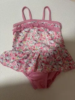 ハローキティ フリル水着 100cm
