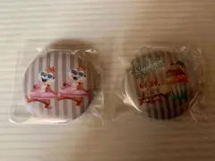 ディズニー　ランド　チップとデール　チデ　チプデ 缶バッジコレクション　2点