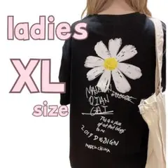 レディース XLサイズ 花柄 Tシャツ / 新品未使用