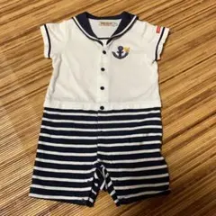 ミキハウス　セーラー　カバーオール