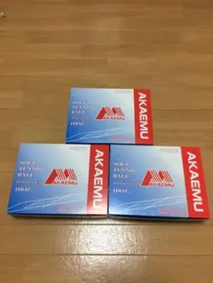 アカエム　ソフトテニスボール　3ダース　公認球