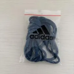 adidas 靴ひも　２本　メンズスニーカー付属品　ブルー　アディダス