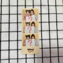 TWICE What Is Love? ミナ ダヒョン 真ん中の線は光です。