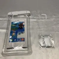 防水スマホケース　スマホケース　スマホホルダー 防水ケース　プール　海　白