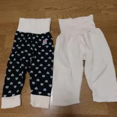 腹巻きつきパジャマ 80cm　秋冬　ステテコ　ルームパンツ
