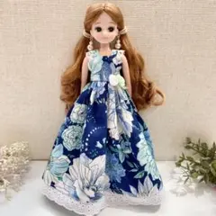 リカちゃん⭐︎ハンドメイドワンピース