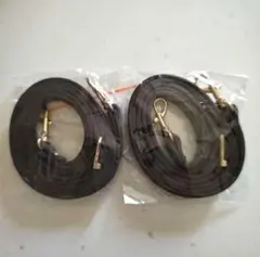 新品未使用 ショルダー 紐 こげ茶 ダークブラウン