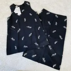 【極美品】MARNI セットアップ ワンピース 総柄 ブラック ML