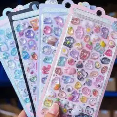 4枚　BONBON DROP キャラクターシール ドロップシール　平成　人気
