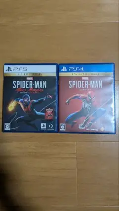 PS5 スパイダーマン マイルズモラレス　PS4 スパイダーマン