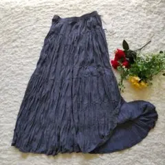 【新品タグ付】ユニクロ×イネス　ツイストプリーツロングスカート2XL