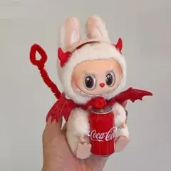 即納 Labubu ぬいぐるみ用衣装 ラブブ コカ·コーラ 悪魔