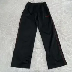 Kaepa USAブラックジャージ 赤ライン メンズ　部屋着　ジョギング　M