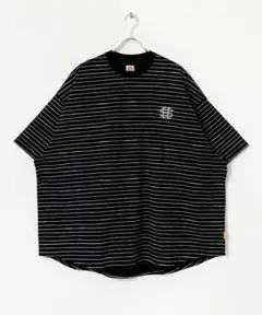SEE SEE SUPER BIG ROUND SS TEE ボーダー XL