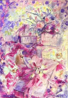 aroma様専用 贈り物のスケッチ二作品原画