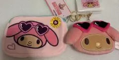 日焼け　マイメロポーチ2種類セット
