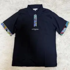 LEONARD SPORT レオナールスポーツ 半袖 金ボタン ポロシャツ L