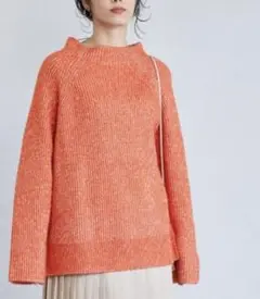 美品！アダムエロペ ニット オレンジ