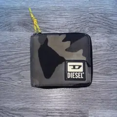 DIESEL 迷彩柄 二つ折り財布