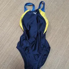 Mizuno クロスバック水着 ネイビー/イエロー