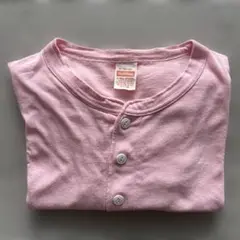 Healthknit（ヘルスニット）ヘンリーネックTシャツ　サイズM