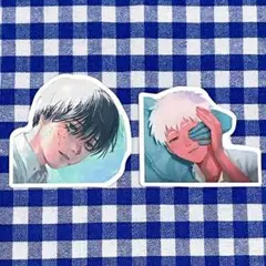 光が死んだ夏　ステッカー⑦ ヒカル＆佳紀　モクモクれん