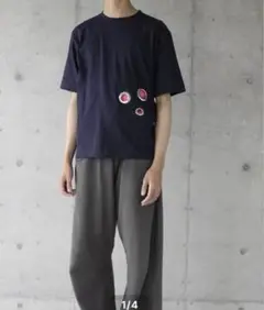re_niu ring t-shirt "navy" M