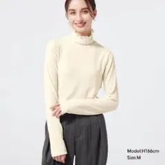 ソフトリブタートルネックT(長袖) UNIQLO