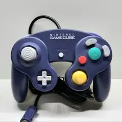 【純正品】ゲームキューブコントローラー　GCコン　バイオレット&クリア