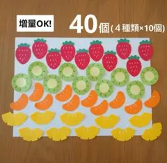 くだもの フルーツパーツ ジュース 夏 壁面 ⑩