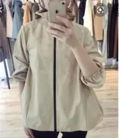 yori GINZA SIX限定 ライトチェックパーカー