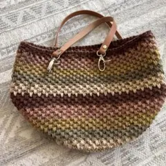 円形グラニーバッグ マルチカラー