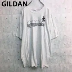 z0179 ギルダン Tシャツ ライトグレー 2XL ゆるだぼ