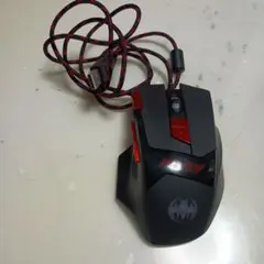 ゲーミングマウス USB接続 黒/赤