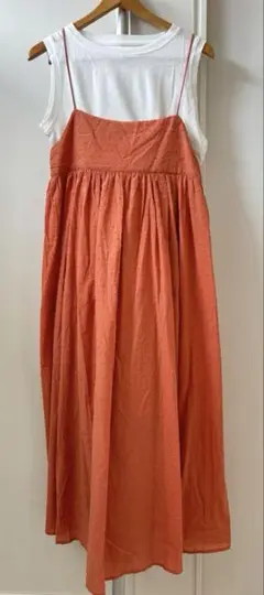 SLOBE IENA　エアリーギャザーキャミワンピ（セット品）