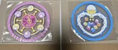 【新品】おジャ魔女どれみ クリアラバーコースター 2枚セット　ガチャガチャ